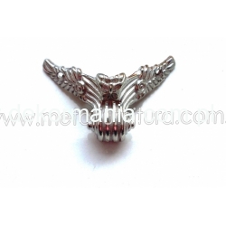 Nóżka dekoracyjna metalowa  M327 srebrna 4x2cm / cena 1szt